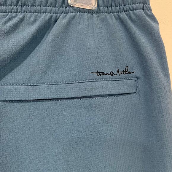 Travis Mathew Board Shorts Blue Men’s Swim Athletic Golf Casual 6.5” Inseam - Picture 7 of 8
